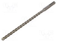 Drill bit; for concrete; Ø: 8mm; L: 215mm; SDS-Plus®; QUATTRIC II FISCHER