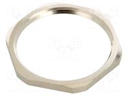 Nut; PG42; brass; 60mm; Thread: PG; Plating: nickel; SKINDICHT® LAPP