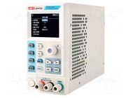 Power supply: laboratory; single-channel,programmable; 0÷60VDC UNI-T