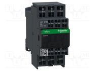 Contactor: 3-pole; NO x3; Auxiliary contacts: NC + NO; 24VDC; 18A SCHNEIDER ELECTRIC