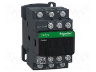 Contactor: 3-pole; NO x3; Auxiliary contacts: NC + NO; 24VDC; 18A SCHNEIDER ELECTRIC