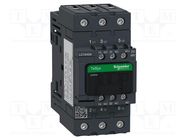 Contactor: 3-pole; NO x3; Auxiliary contacts: NO + NC; 48VDC; 40A SCHNEIDER ELECTRIC