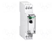 Timer; 0,1s÷100h; SPDT; 250VAC/8A; Usup: 24÷240VAC; 24VDC; -5÷55°C SCHNEIDER ELECTRIC