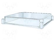 Cover; X: 270mm; Y: 270mm; Z: 45mm; for enclosures; polycarbonate SCHNEIDER ELECTRIC