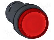 Switch: push-button; 22mm; Stabl.pos: 1; NO; red; LED; 230V; IP65 SCHNEIDER ELECTRIC