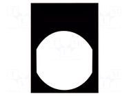 Label; Harmony XB4; black; 30x40mm SCHNEIDER ELECTRIC