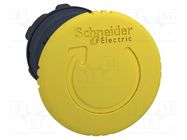 Switch: emergency stop; 22mm; Stabl.pos: 2; yellow; none; IP66 SCHNEIDER ELECTRIC