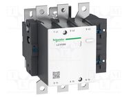 Contactor: 3-pole; NO x3; 230VAC; 265A; for DIN rail mounting SCHNEIDER ELECTRIC