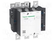 Contactor: 3-pole; NO x3; 220VAC; 330A; for DIN rail mounting SCHNEIDER ELECTRIC