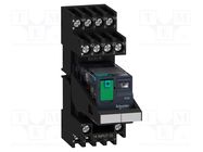 Relay: electromagnetic; 4PDT; 6A; 6A/250VAC; 6A/28VDC; max.28VDC SCHNEIDER ELECTRIC