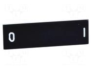 Label; Harmony XB4; black; 8x27mm; for 30x40mm legend holders SCHNEIDER ELECTRIC