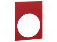 Label; Button marking: INDIETRO; control cassette; 30x40mm SCHNEIDER ELECTRIC