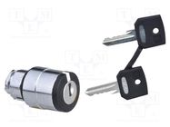 Switch: rotary with key; 22mm; Stabl.pos: 2; black; none; IP66 SCHNEIDER ELECTRIC