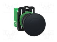 Switch: push-button; 22mm; Stabl.pos: 1; black; none; IP66; mushroom SCHNEIDER ELECTRIC