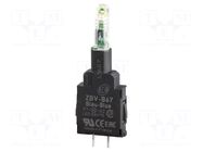 Illuminating unit; 22mm; Harmony XB4; -25÷70°C; Illumin: LED; red SCHNEIDER ELECTRIC