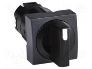 Switch: rotary; 16mm; Stabl.pos: 3; black; none; Pos: 1; -40÷70°C SCHNEIDER ELECTRIC