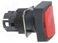 Switch: push-button; 16mm; Stabl.pos: 1; red; none; Pos: 2; -40÷70°C SCHNEIDER ELECTRIC