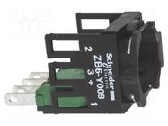 Contact block; 16mm; Harmony XB6; -40÷70°C; Contacts: NO SCHNEIDER ELECTRIC