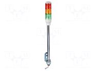 Signalling column; red/orange/green; LED; 24VDC; 24VAC; IP23; 40mm SCHNEIDER ELECTRIC