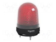 Signaller: lighting-sound; 10÷30VDC; LED; red; IP23; 70÷90dB; 100mm SCHNEIDER ELECTRIC