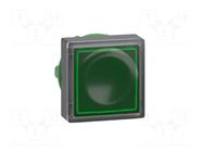 Switch: push-button; 22mm; Stabl.pos: 1; green; IP66; square,flat SCHNEIDER ELECTRIC