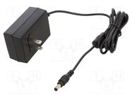 Power supply: switched-mode; mains,plug; 18VDC; 1.38A; 25W; 87% MEAN WELL