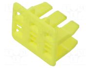 Secondary lock; yellow; Econoseal J-070 Mark II TE Connectivity