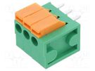 PCB terminal block; straight; 3.81mm; ways: 3; on PCBs; terminal AMPHENOL ANYTEK