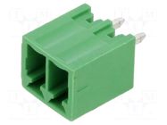 Pluggable terminal block; 3.5mm; ways: 2; straight; socket; male AMPHENOL ANYTEK