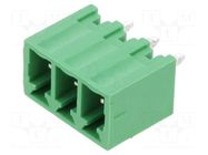 Pluggable terminal block; 3.81mm; ways: 3; straight; socket; male AMPHENOL ANYTEK