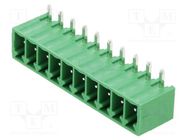 Pluggable terminal block; 3.5mm; ways: 10; angled 90°; socket AMPHENOL ANYTEK