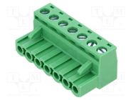 Pluggable terminal block; 5.08mm; ways: 7; straight; plug; female AMPHENOL ANYTEK