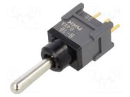 Switch: toggle; Pos: 3; SP3T; (ON)-OFF-(ON); 0.1A/28VAC; 0.1A/28VDC NKK SWITCHES