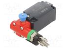 Safety switch: key operated; FD; Mat: metal; black,red PIZZATO ELETTRICA