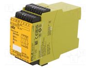 Module: safety relay; Usup: 24VAC; Usup: 24VDC; IN: 6; OUT: 4; IP40 PILZ