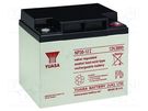 Re-battery: acid-lead; 12V; 38Ah; AGM; maintenance-free; 13.93kg YUASA