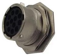 SOCKET HOUSING, JAM NUT, 12WAY