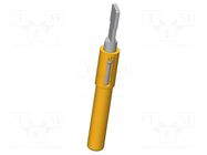 Test needle; Spring compression: 4mm; 5mm; 10A; CuBe; flat,shovel INGUN