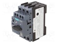 Motor breaker; 0.12kW; NO + NC; 220÷690VAC; Size: S00; 3RV2 SIEMENS