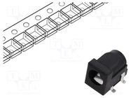 Connector: DC supply; socket; male; 6.4/2mm; on PCBs; SMT; 5A; 20VDC GCT