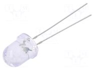 LED; green; 8mm; 2180÷3000mcd; 30°; Front: convex; 2.8÷3.4VDC; 102mW OPTOSUPPLY