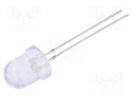 LED; 8mm; red; 1120÷1560mcd; 30°; Front: convex; 1.8÷2.2VDC; 66mW OPTOSUPPLY