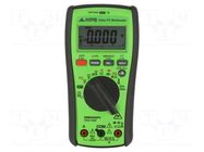 Meter: digital multimeter; VAC accuracy: ±(2%+5digit); -40÷400°C KPS