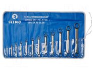Wrench-set; combination spanner; 12pcs. IRIMO
