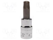 Socket; socket spanner,Torx®; TX40; 1/4"; 37.5mm; Bit: Torx® IRIMO