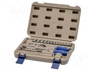 Wrench-set; 6-angles,socket spanner; Mounting: 1/4"; 35pcs. IRIMO