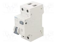 RCBO breaker; Inom: 20A; Ires: 30mA; Poles: 1+N; 230/400VAC; IP20 SIEMENS