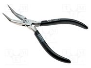 Pliers; half-rounded nose; 145mm C.K