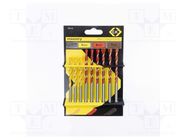 Drill set; for concrete; concrete,stone; 9pcs. C.K