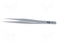 Tweezers; 127mm; for precision works; Blade tip shape: sharp C.K